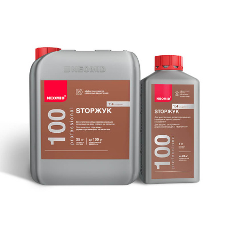 картинка Пропитка защитная NEOMID 100 StopЖук от магазина Огнекор